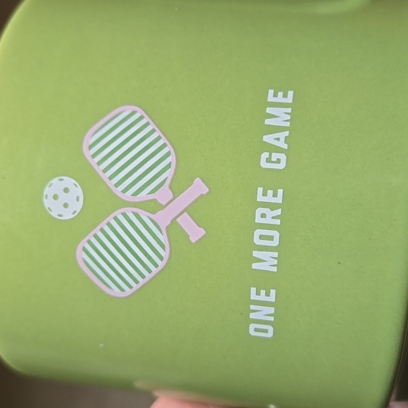 Fringe Studio Pickleball "One More Game" Lime Green Mug - Picture 2 of 5